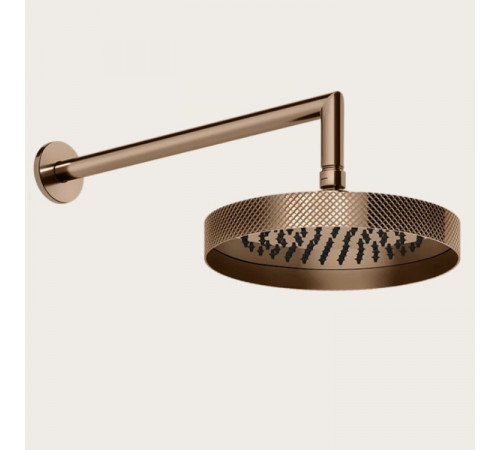Верхний душ, Gessi, Anello, Diamantao, 218*218, цвет-Copper PVD (старый арт. 63448/030)