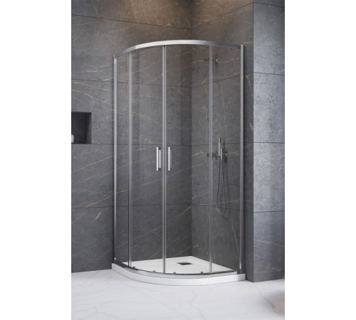 Душевая кабина, Radaway, Premium Pro, шв 1000*2000, петли-слева и справа, хром, цвет стекл-прозрачный, Easy Clean