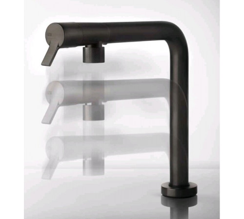 Смеситель для кухни, Gessi, SU&GIU’, цвет-Black Metal Brushed PVD