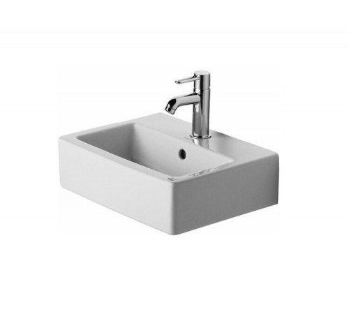 Раковина, Duravit, Vero, шгв 450*350*160, отверстия для смесителя-1, цвет-белый