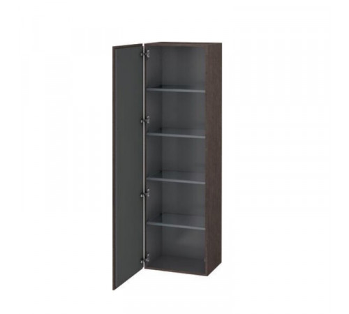 Шкаф-пенал, Duravit, L-Cube, шгв 500*363*1760, петли-слева, цвет-дуб тёмный брашированный