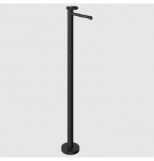 Смеситель для ванны, Gessi, Anello, напольный, цвет-черный матовый
