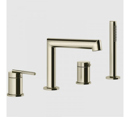 Смеситель для ванны и душа, Gessi, Ingranaggio, цвет-Nickel PVD