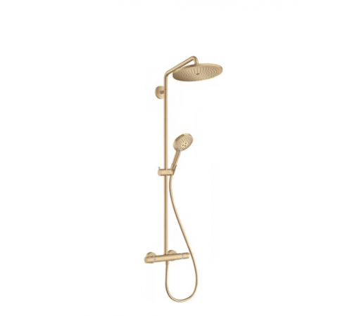 Душевая стойка, Hansgrohe, Croma Select S, цвет-шлифованная бронза