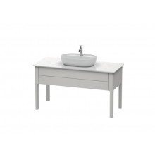 Тумба для консоли, Duravit, Luv, шгв 1388*570*743, раковина-необходимо заказать, цвет-скандинавский белый шелковисто-матовый
