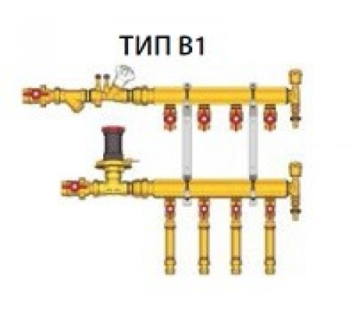 Узел коллекторный тип В-1, 3/4" x 1/2"/2