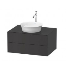 Тумба под раковину, Duravit, White Tulip, шгв 800*550*408, раковина-необходимо заказать, цвет-графит шелковисто-матовый (Graphite Satin Matt)