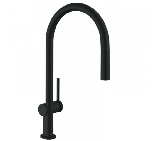Смеситель для кухни, Hansgrohe, Talis M54, цвет-черный матовый