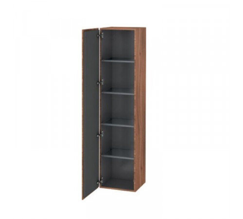 Шкаф-пенал, Duravit, L-Cube, шгв 400*363*1760, петли-слева, цвет-орех натуральный