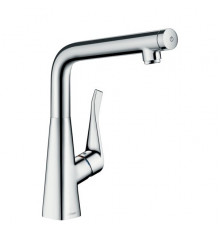 Смеситель для кухни, Hansgrohe, Metris Select M71, цвет-хром