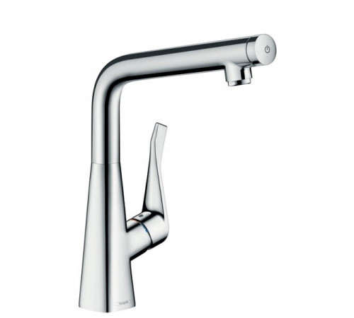 Смеситель для кухни, Hansgrohe, Metris Select M71, цвет-хром