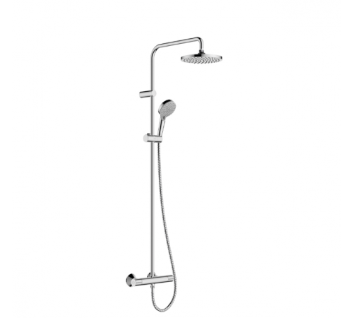 Душевая стойка, Hansgrohe, Pulsify S, цвет-белый матовый