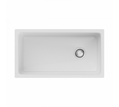 Мойка, OMOIKIRI, Tokara, шгв 880*477*236, отверстия для смесителя-отсутствуют, цвет-белый глянцевый