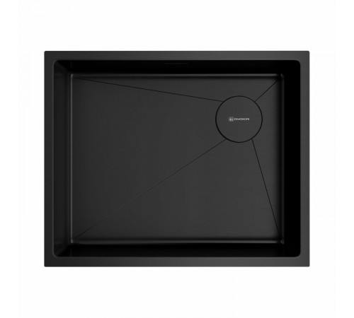 Мойка, OMOIKIRI, TAKI, шгв 540*440*200, отверстия для смесителя-отсутствуют, цвет-графит