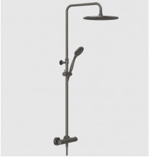 Душевая стойка, Gessi, Minimalistic shower, цвет-Black Metal Brushed PVD
