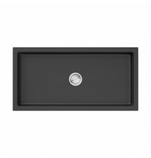 Мойка, OMOIKIRI, Mikura, шгв 910*460*254, отверстия для смесителя-отсутствуют, цвет-черный