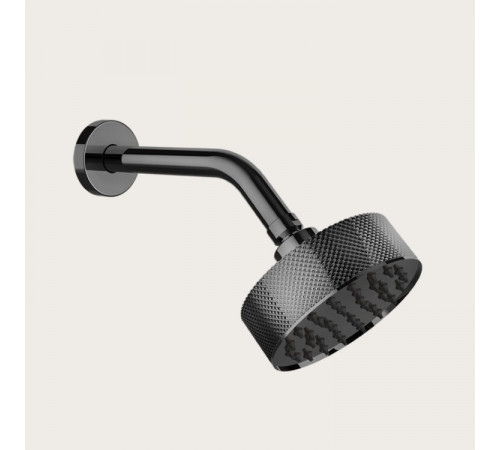 Верхний душ, Gessi, Anello, 118, цвет-Black Metal PVD