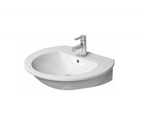 Раковина, Duravit, Darling New, шгв 650*550*185, отверстия для смесителя-1, цвет-белый