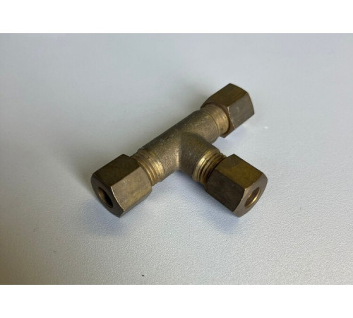 Резьбовое соединение Ofix-Oil, 8х8х8мм, тройник, латунь