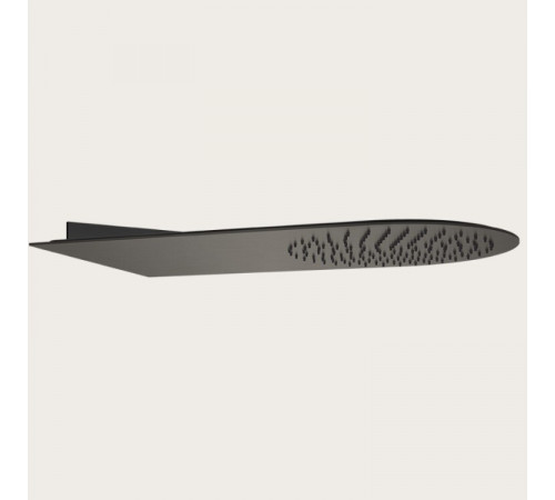 Верхний душ, Gessi, Tremillimetri, Tondo, 300*550, цвет-Black Metal Brushed PVD