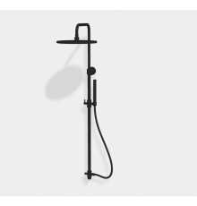 Душевая стойка, Fima Carlo Frattini, Shower column, цвет-чёрный хром
