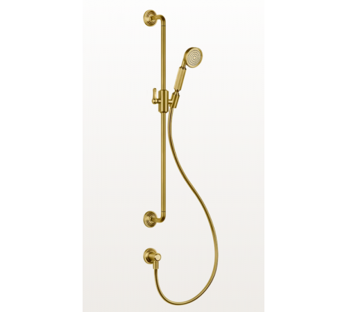 Душевой гарнитур, Gessi, VENTI20, 78, цвет-Brushed Gold PVD