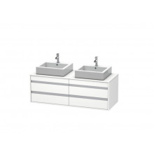 Тумба под раковину, Duravit, Ketho, шгв 1400*550*496, раковина-необходимо заказать, цвет-белый матовый