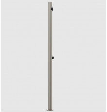 Душевая стойка, Gessi, Outdoor, уличная, на 1 выход, цвет-Steel Brushed (старый арт. 63209/239)