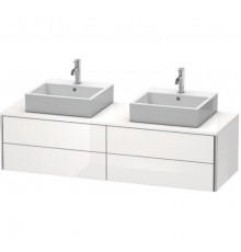 Тумба под раковину, Duravit, XSquare, шгв 1600*548*400, раковина-необходимо заказать, цвет-белый глянцевый