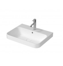 Раковина, Duravit, Happy D.2 Plus, шгв 600*460*195, отверстия для смесителя-1, цвет-белый