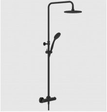 Душевая стойка, Gessi, Minimalistic shower, цвет-черный матовый