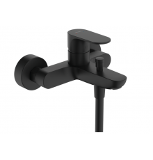 Смеситель для ванны и душа, Hansgrohe, Rebris S, цвет-черный матовый