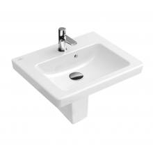 Раковина, Villeroy&Boch, Subway 2.0, шг 450*370, CeramicPlus, цвет-альпийский белый