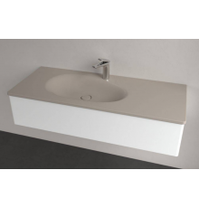 Раковина, Villeroy&Boch, Antao, шгв 1200*500*90, отверстия для смесителя-1, CeramicPlus, цвет-Almond
