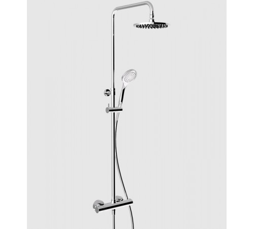 Душевая стойка, Gessi, Minimalistic shower, цвет-хром