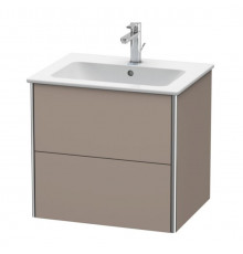 Тумба под раковину, Duravit, XSquare, шгв 610*478*560, раковина-необходимо заказать, цвет-базальт матовый
