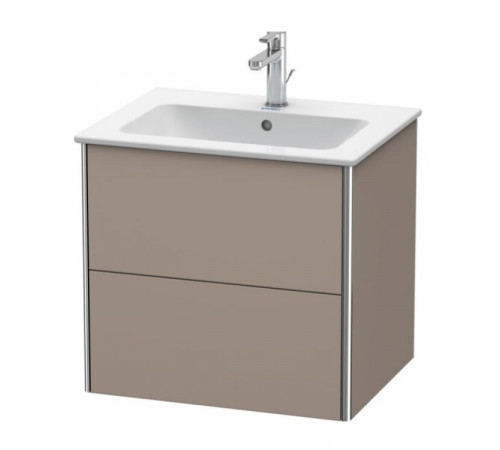 Тумба под раковину, Duravit, XSquare, шгв 610*478*560, раковина-необходимо заказать, цвет-базальт матовый