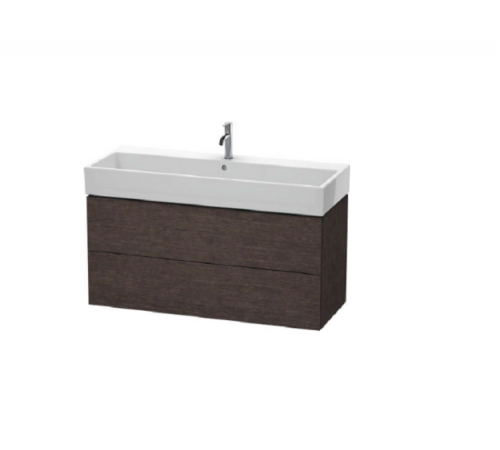 Тумба под раковину, Duravit, L-Cube, шгв 1184*459*544, раковина-необходимо заказать, цвет-дуб тёмный брашированный