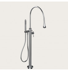 Смеситель для ванны и душа, Gessi, Goссia, напольный, цвет-хром