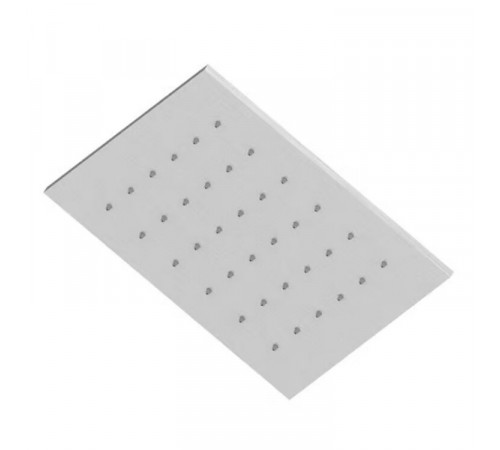 Верхний душ, Quadro design, 200*200, цвет-Steel Brushed