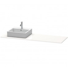 Столешница, Duravit, XSquare, шгв 1600*550*16, цвет-белый глянцевый