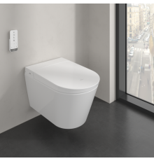Унитаз-биде, Villeroy&Boch, Viclean, подвесной, шгв 400*609*430, цвет-альпийский белый