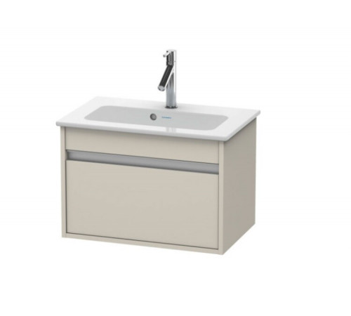 Тумба под раковину, Duravit, Ketho, шгв 600*385*410, раковина-необходимо заказать, цвет-серо-коричневый