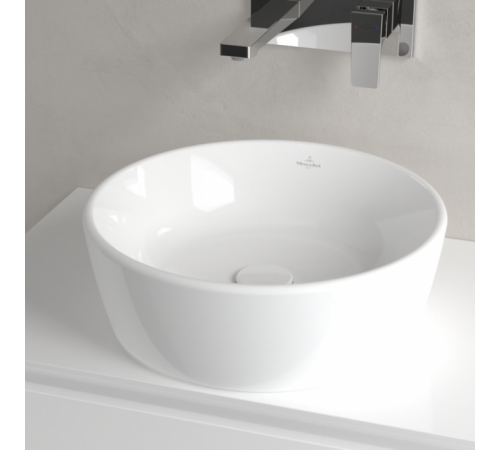 Раковина, Villeroy&Boch, Architectura, шгв 450*450*155, отверстия для смесителя-отсутствуют, цвет-альпийский белый