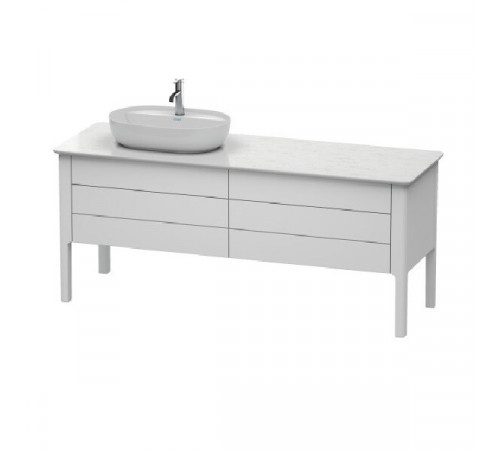 Тумба под раковину, Duravit, Luv, шгв 1733*570*743, раковина-необходимо заказать, цвет-белый шелковисто-матовый