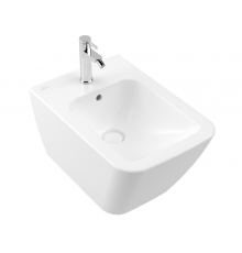 Биде, Villeroy&Boch, Finion, подвесной, шгв 375*560*315, CeramicPlus, цвет-Stone White