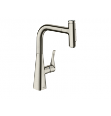 Смеситель для кухни, Hansgrohe, Metris Select M71, sBox, цвет-сталь