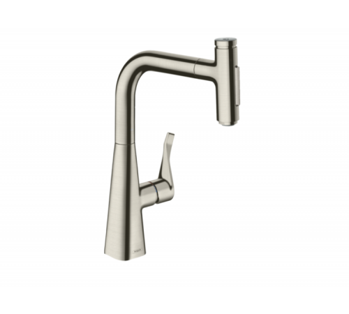 Смеситель для кухни, Hansgrohe, Metris Select M71, sBox, цвет-сталь