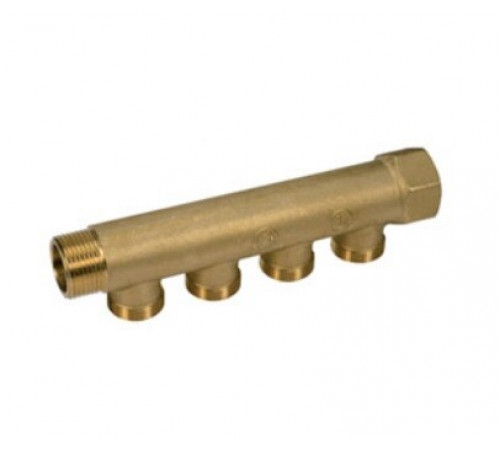 Сантехнический коллектор латунный 3/4"x1/2"/3