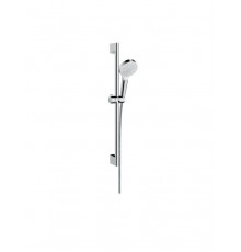 Душевой гарнитур, Hansgrohe, EcoSmart, цвет-белый/хром